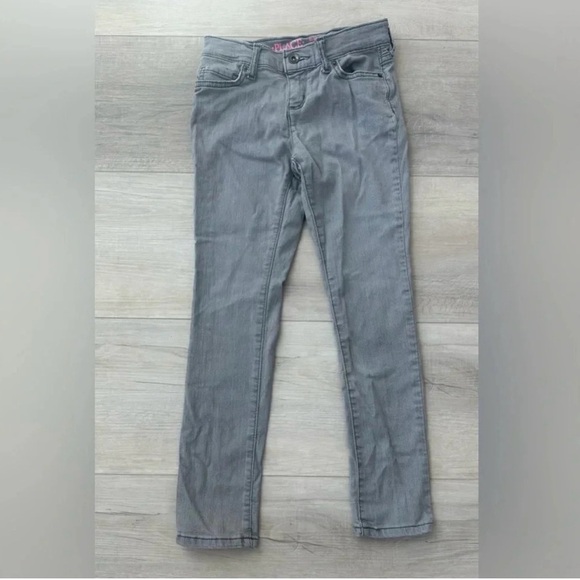 PLACE Jeans Super Skinny Size 8 in Girls Gray - Picture 1 of 2